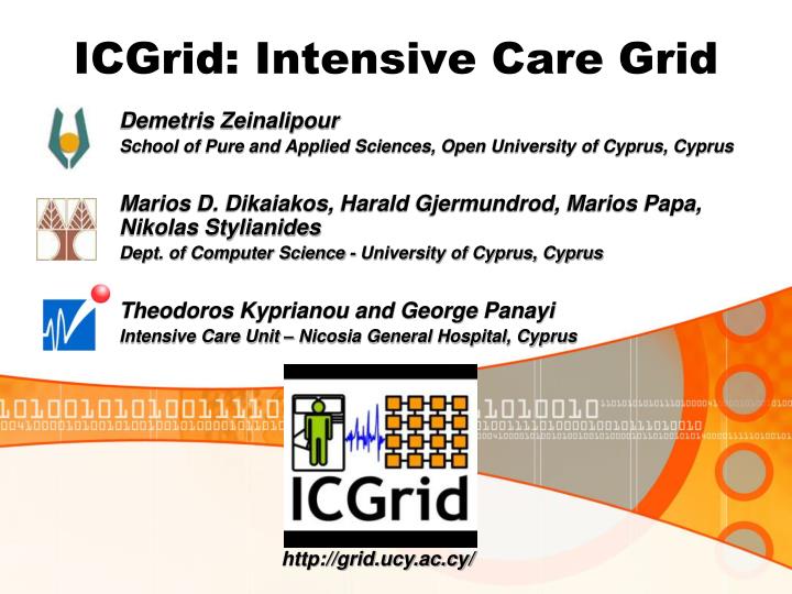 icgrid intensive care grid