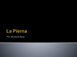 por idy xavier rivas