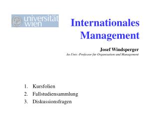 internationales management