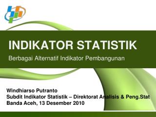 indikator statistik