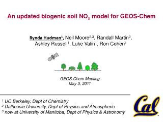 An updated biogenic soil NO x model for GEOS-Chem