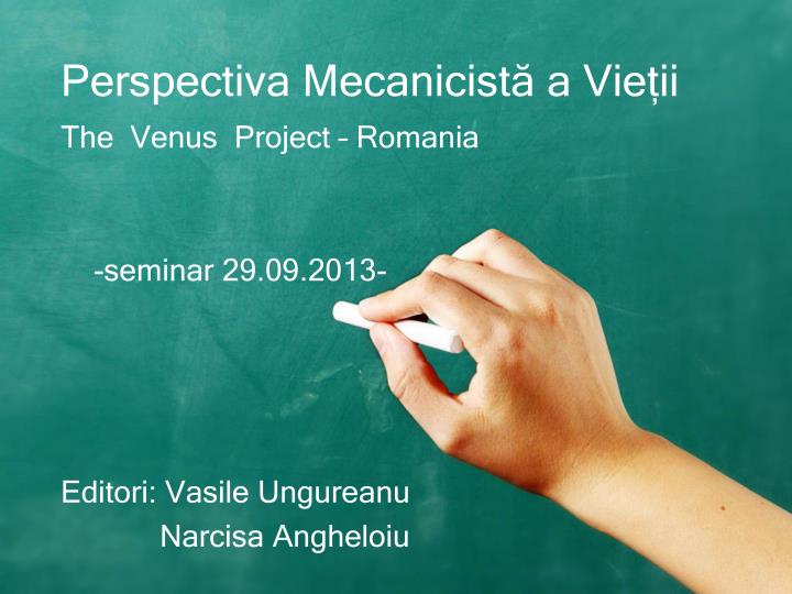 perspectiva mecanicist a vie ii