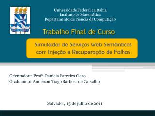 trabalho final de curso