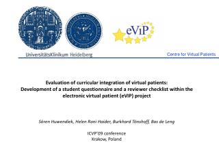 Evaluation of curricular integration of virtual patients: