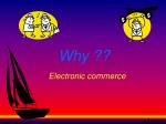 Electronic commerce - slide 1