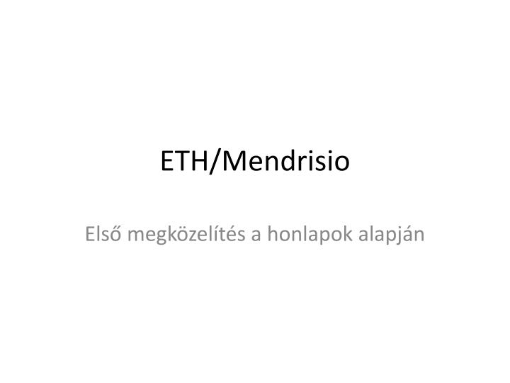 eth mendrisio