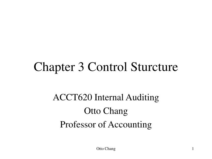 chapter 3 control sturcture