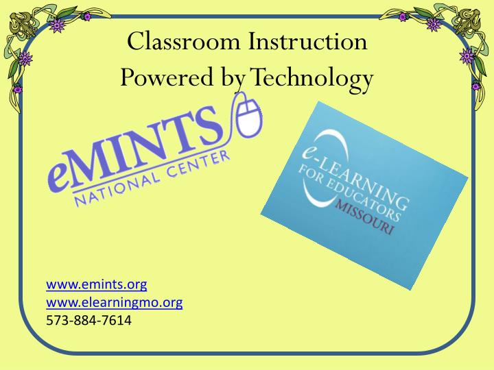 classroom instruction powered by technology