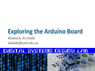 Exploring the Arduino Board
