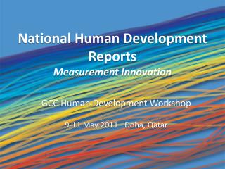 National Human Development Reports Measurement Innovation
