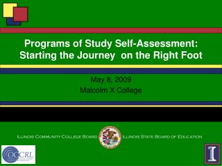 Programs of Study Self-Assessment: Starting the Journey on the Right Foot