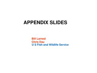 APPENDIX SLIDES