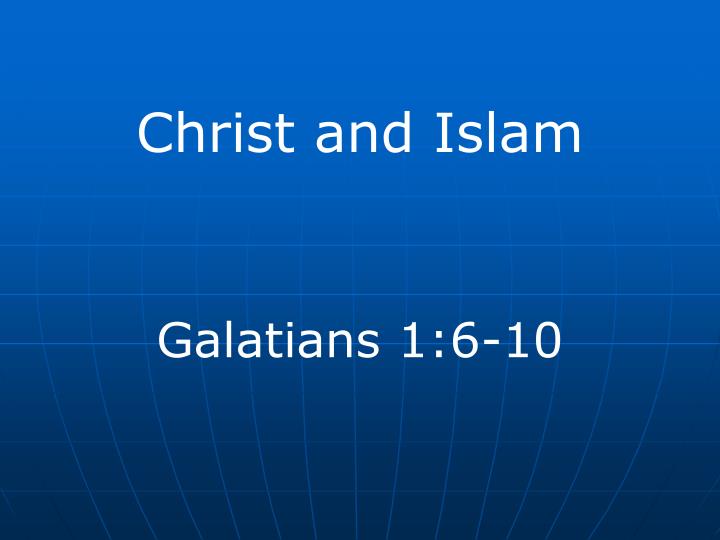 christ and islam