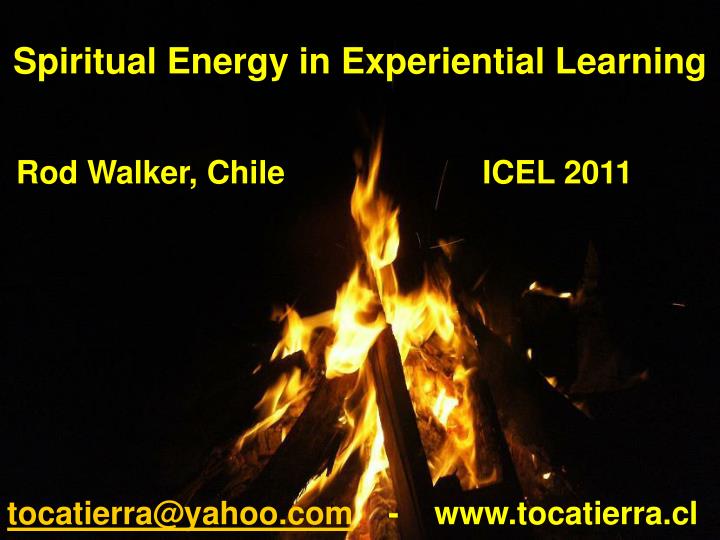 spiritual energy in experiential learning