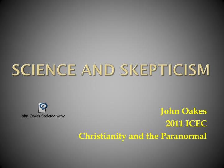 science and skepticism