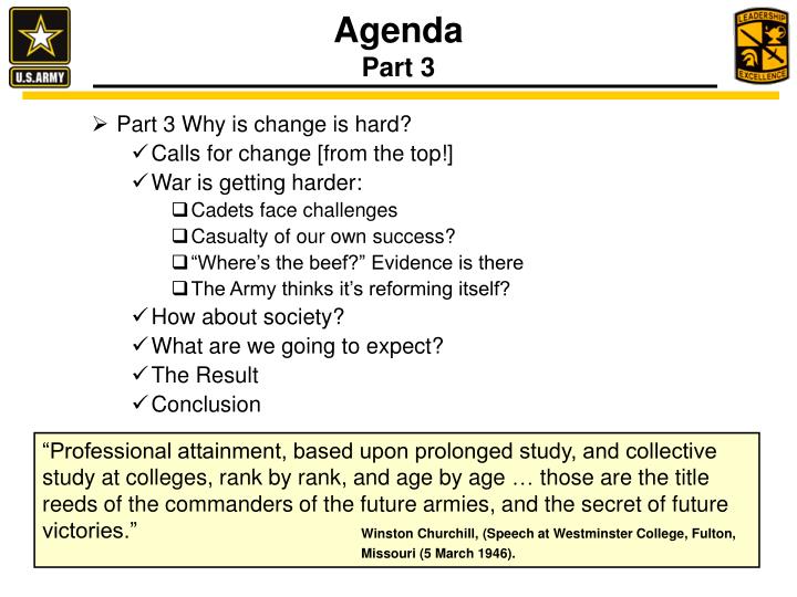 agenda part 3