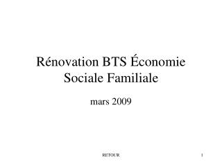 r novation bts conomie sociale familiale