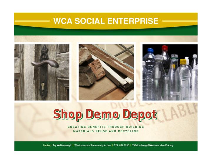 wca social enterprise