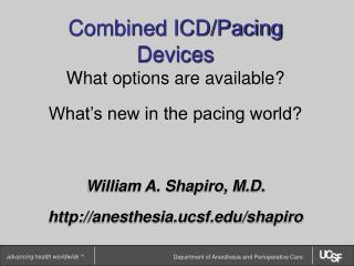 Combined ICD/Pacing Devices