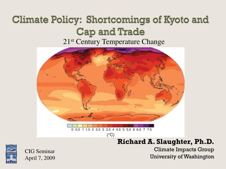 climate policy shortcomings of kyoto and cap and trade
