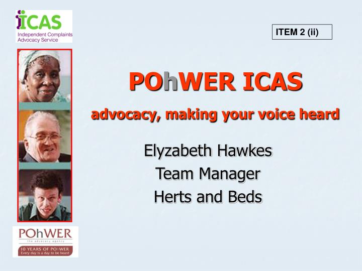 po h wer icas advocacy making your voice heard