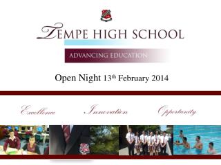 Open Night 13 th February 2014