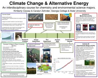 Climate Change &amp; Alternative Energy