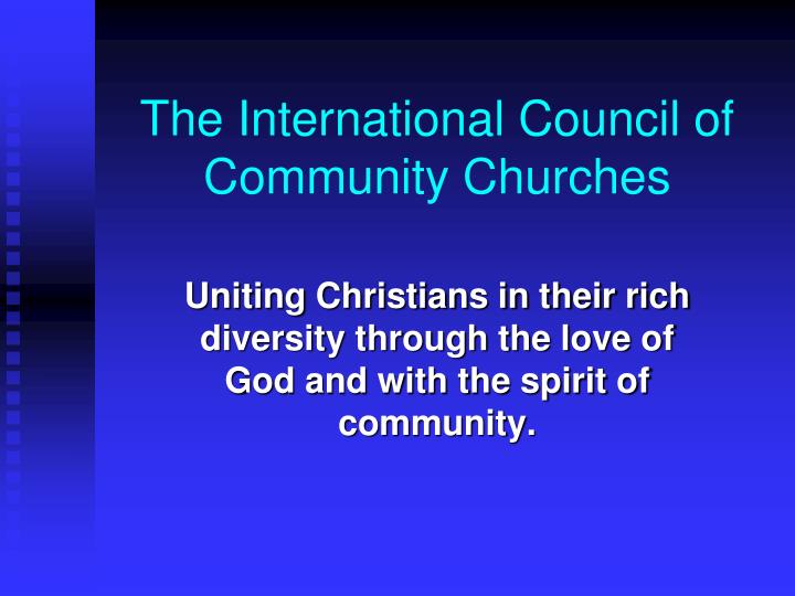 the international council of community churches