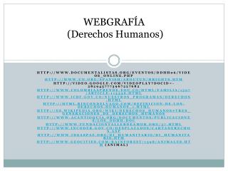 webgraf a derechos humanos