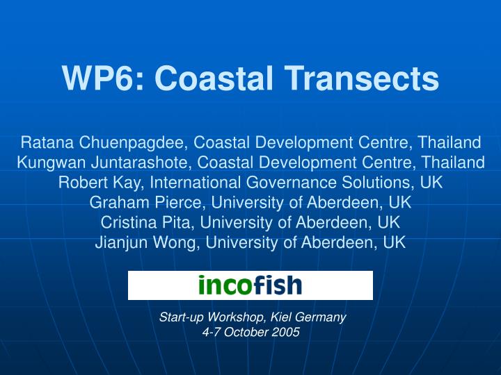 wp6 coastal transects