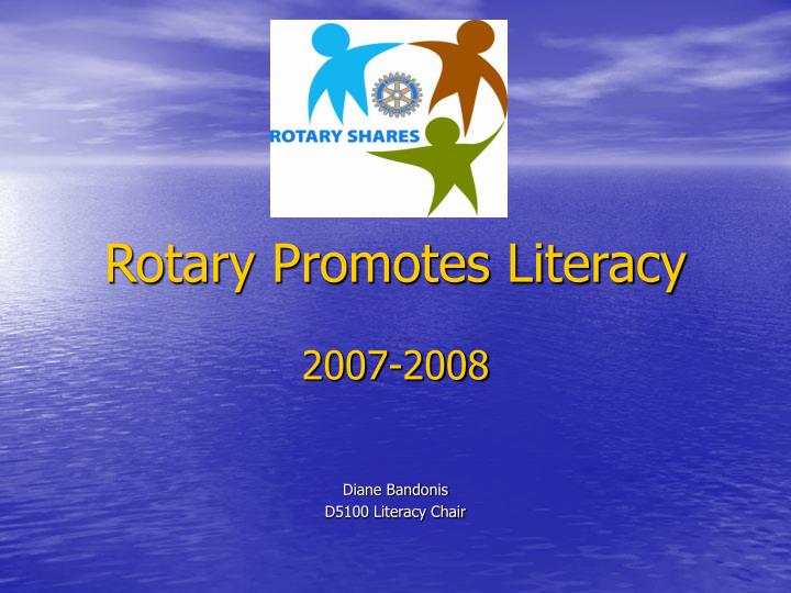 rotary promotes literacy