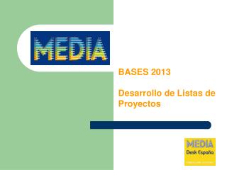 bases 2013 desarrollo de listas de proyectos