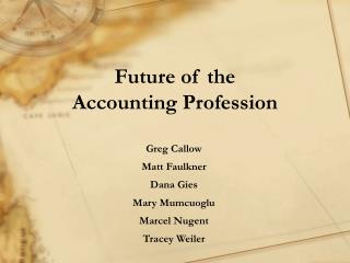 Future of the Accounting Profession