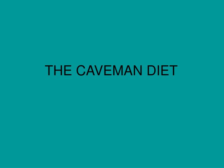 the caveman diet