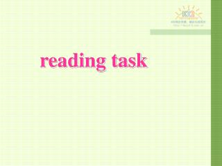 reading task