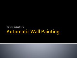 Automatic Wall Painting