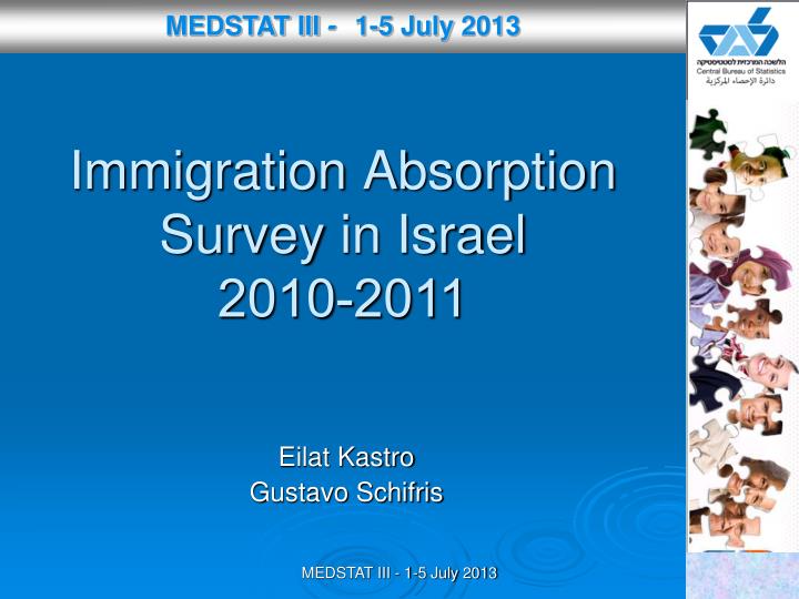 immigration a bsorption survey in israel 2010 2011