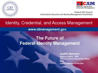 The Future of Federal Identity Management