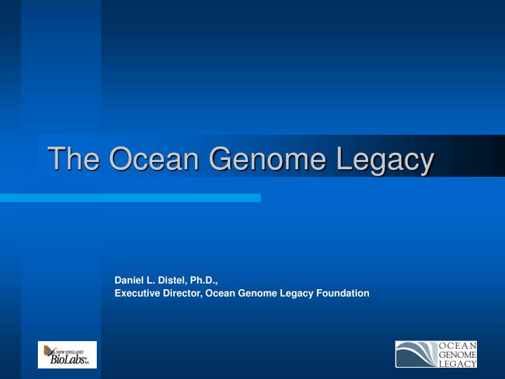 the ocean genome legacy