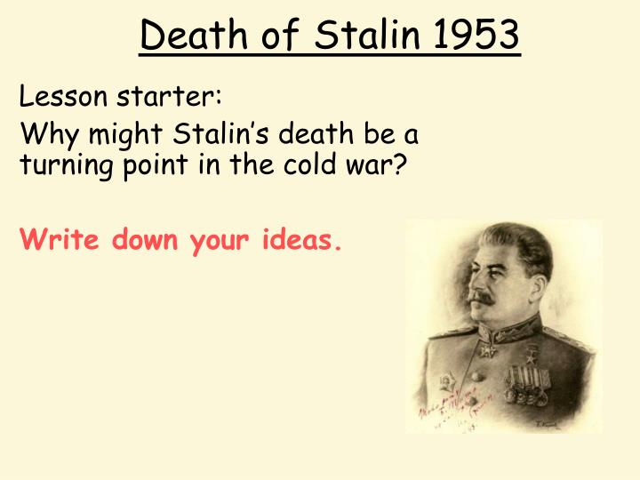 death of stalin 1953