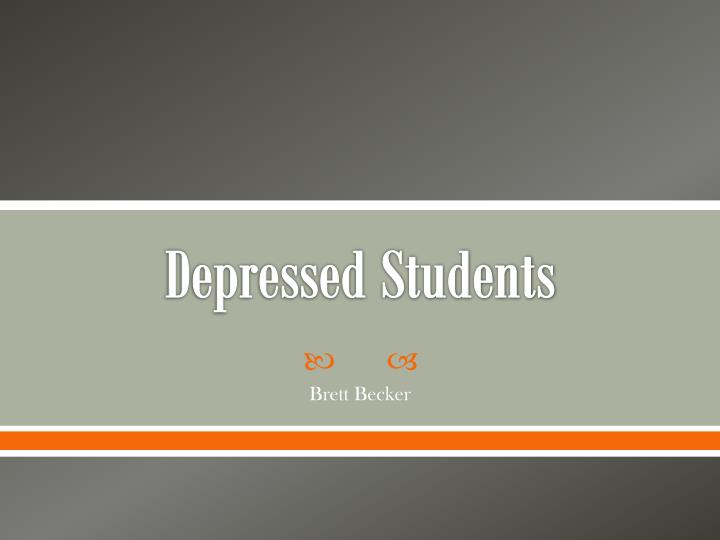 depressed students