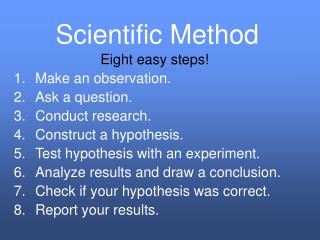 Scientific Method