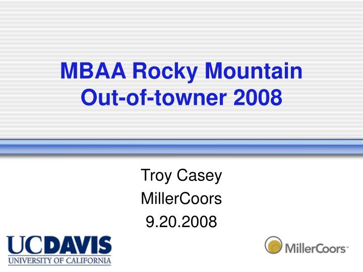 mbaa rocky mountain out of towner 2008