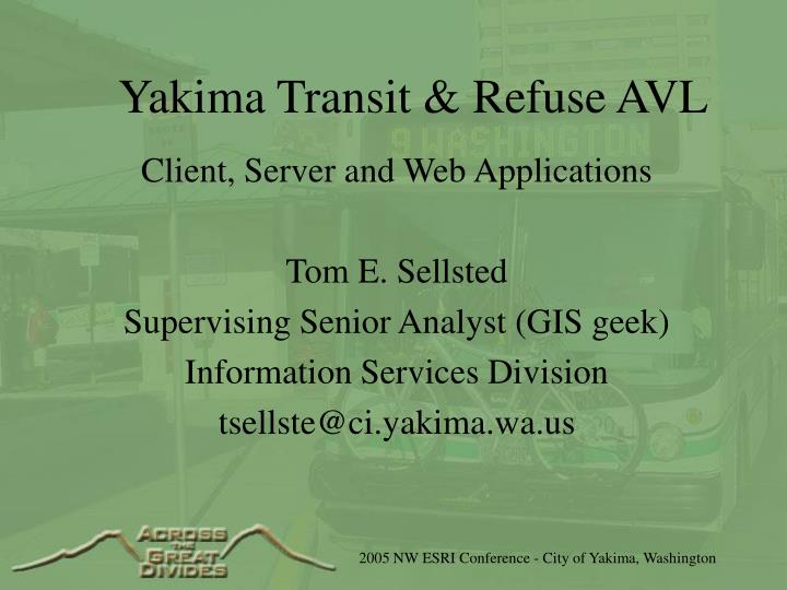 yakima transit refuse avl