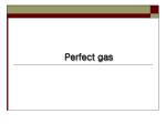 Perfect gas - slide 1
