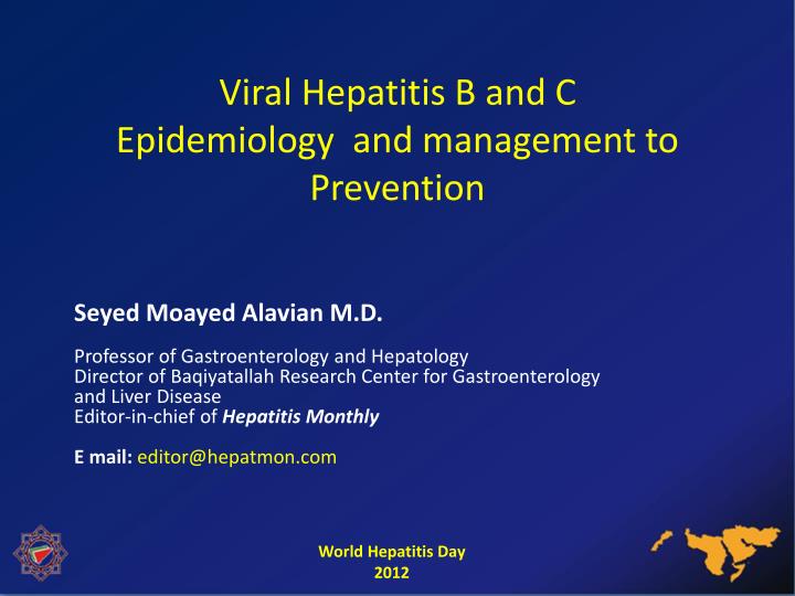 viral hepatitis b and c epidemiology and management to prevention