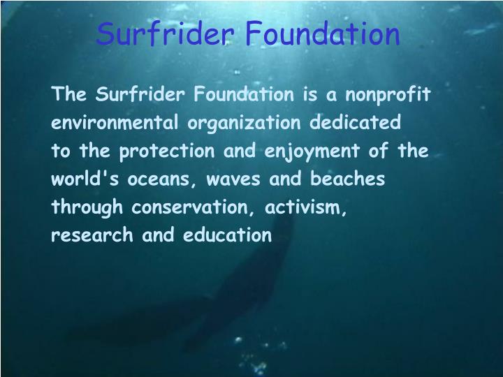 surfrider foundation