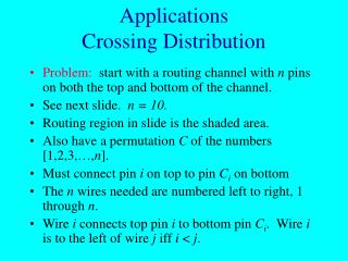 Applications Crossing Distribution