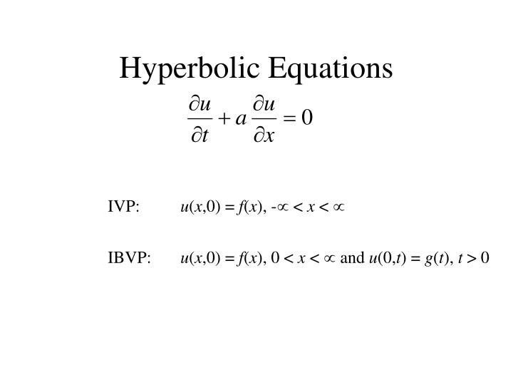 hyperbolic equations