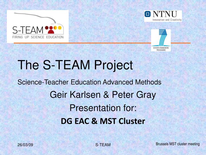 the s team project science teacher education advanced methods